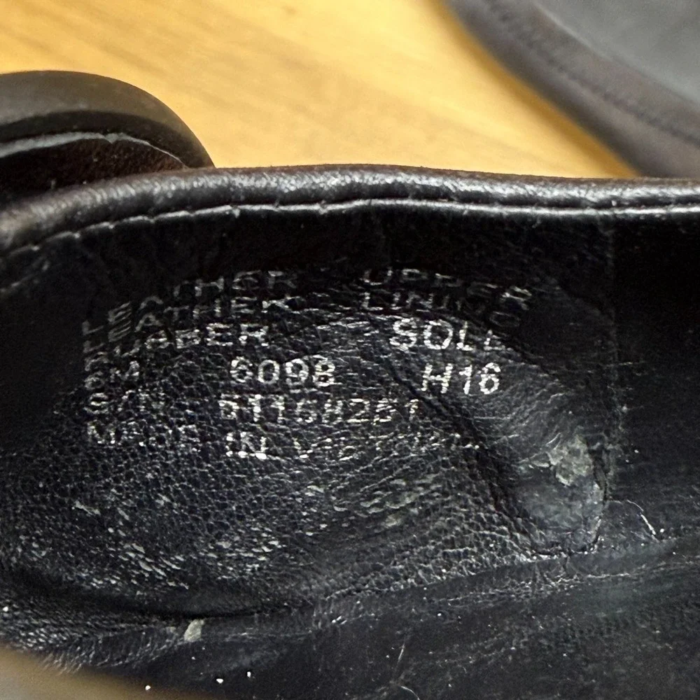 Tory Burch Minnie Ballet Flats Womens 6 M Black Soft Leather Walk Office